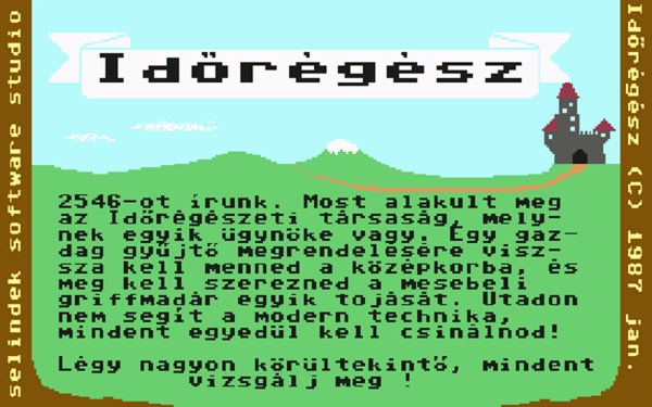 Időrégész - Magyar Fejlesztésű Játékok