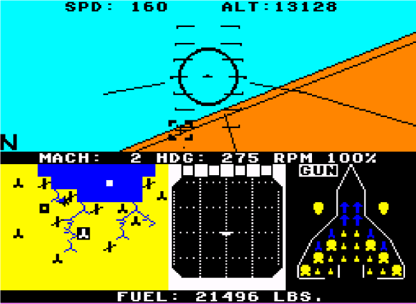 F-15 Amstrad CPC - Magyar Fejlesztésű Játékok