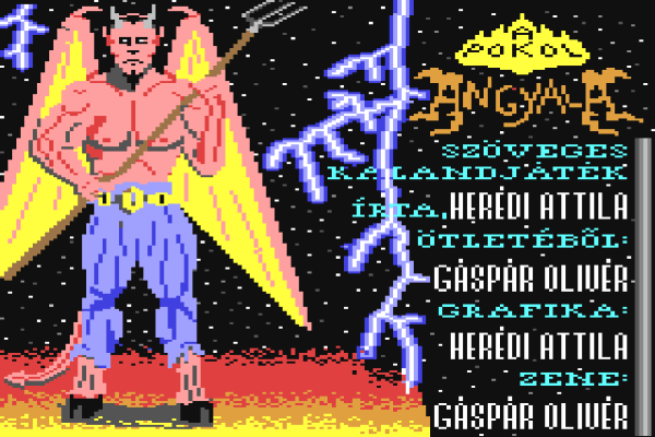 A Pokol Angyala - C64 - Magyar Fejlesztésű Játékok