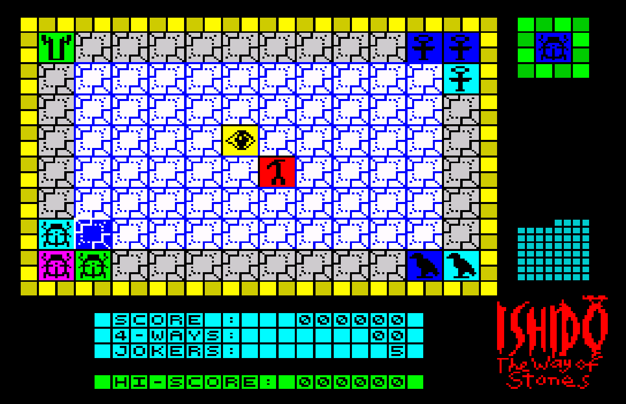 Ishido The Way of Stones - Magyar Fejlesztésű Játékok - Spectrum