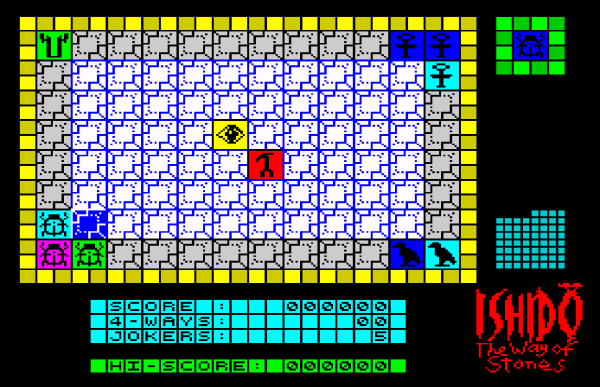 Ishido The Way of Stones - Magyar Fejlesztésű Játékok - Spectrum