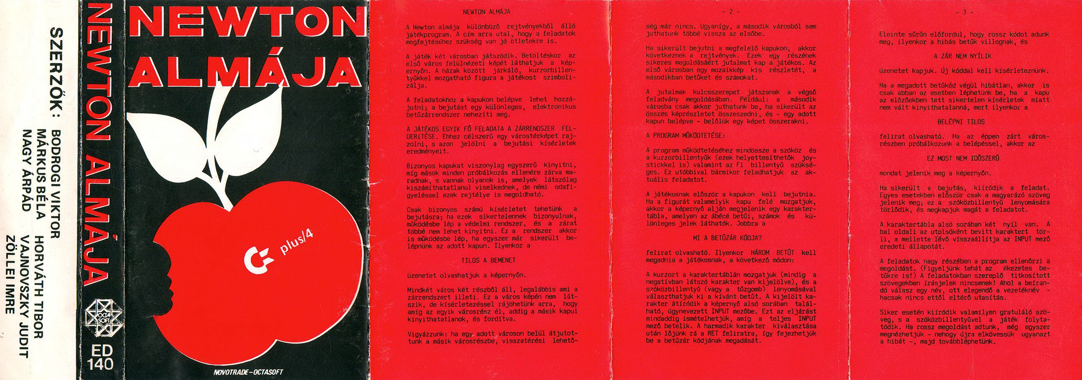 Newton Almája - Plus4 - borító - Magyar Fejlesztésű Játékok