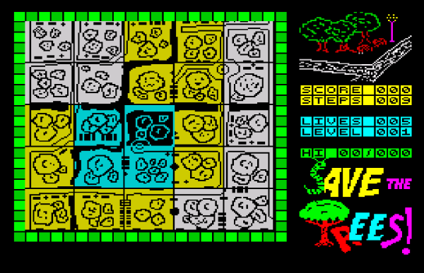 Save The Trees - Magyar Fejlesztésű Játékok - Spectrum