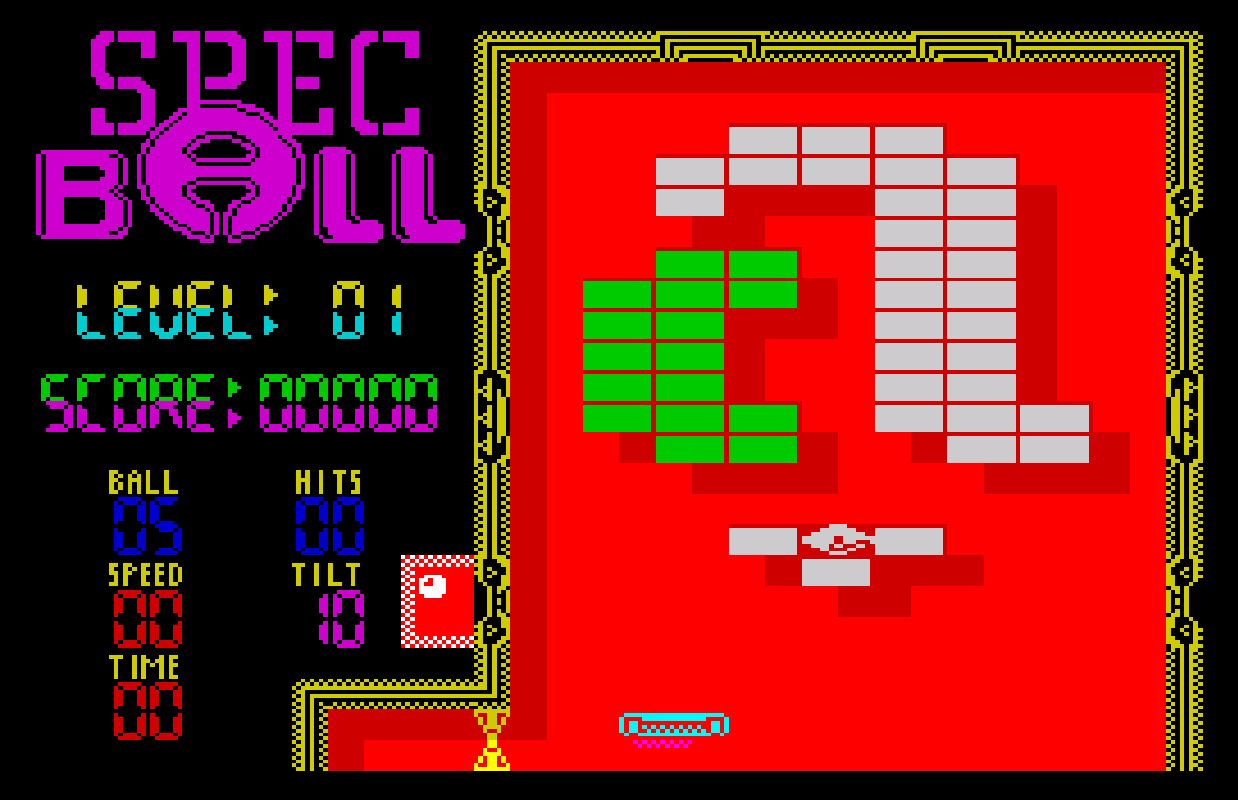SpecBall - Magyar Fejlesztésű Játékok - Spectrum ZX