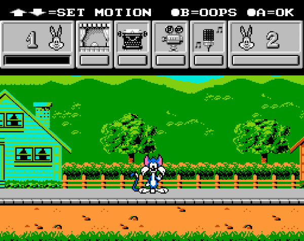 Tiny Toon Adventures - Cartoon Workshop - Magyar Fejlesztésű Játékok - NES