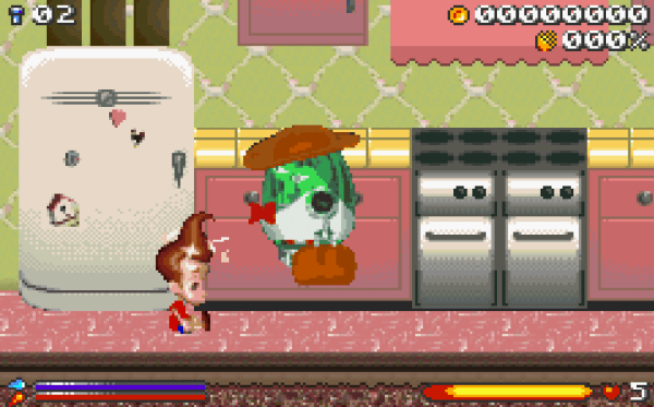 Jimmy Neutron Boy Genius gameboy - Magyar Fejlesztésű Játékok