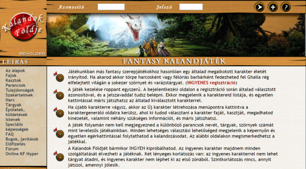 Kalandok Földje - Magyar Fejlesztésű Játékok