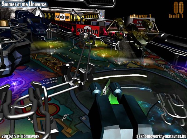 nVidia Pinball - Soldier of the Universe - Magyar Fejlesztésű Játékok