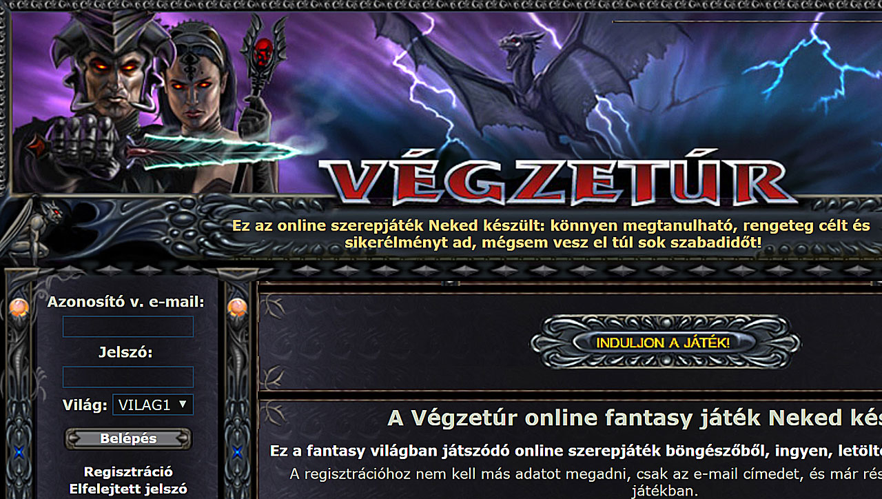 Végzetúr - Magyar Fejlesztésű Játékok