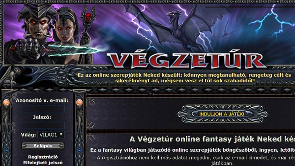 Végzetúr - Magyar Fejlesztésű Játékok