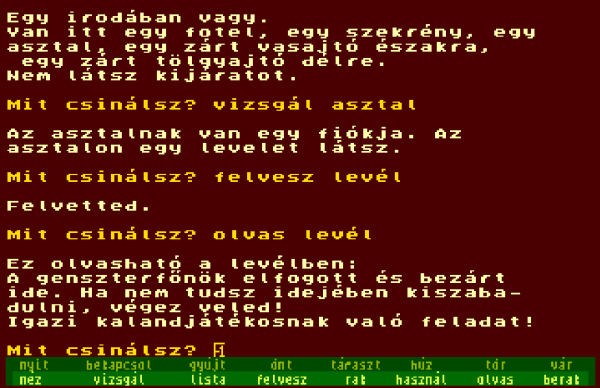 Gengszter - Tihor Miklós - Magyar Kalandjáték - Spectrum