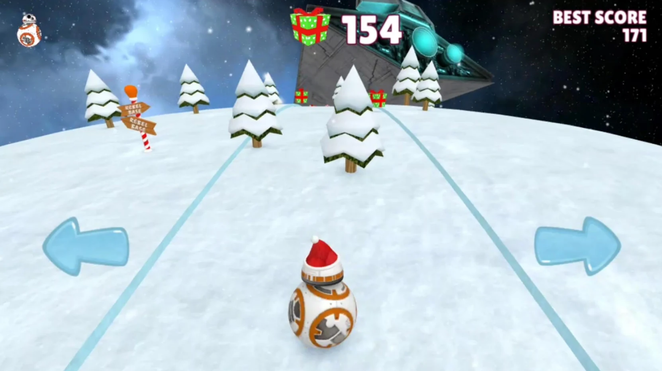 BB8 Xmas roll - Ingyenes Magyar Játék - Android